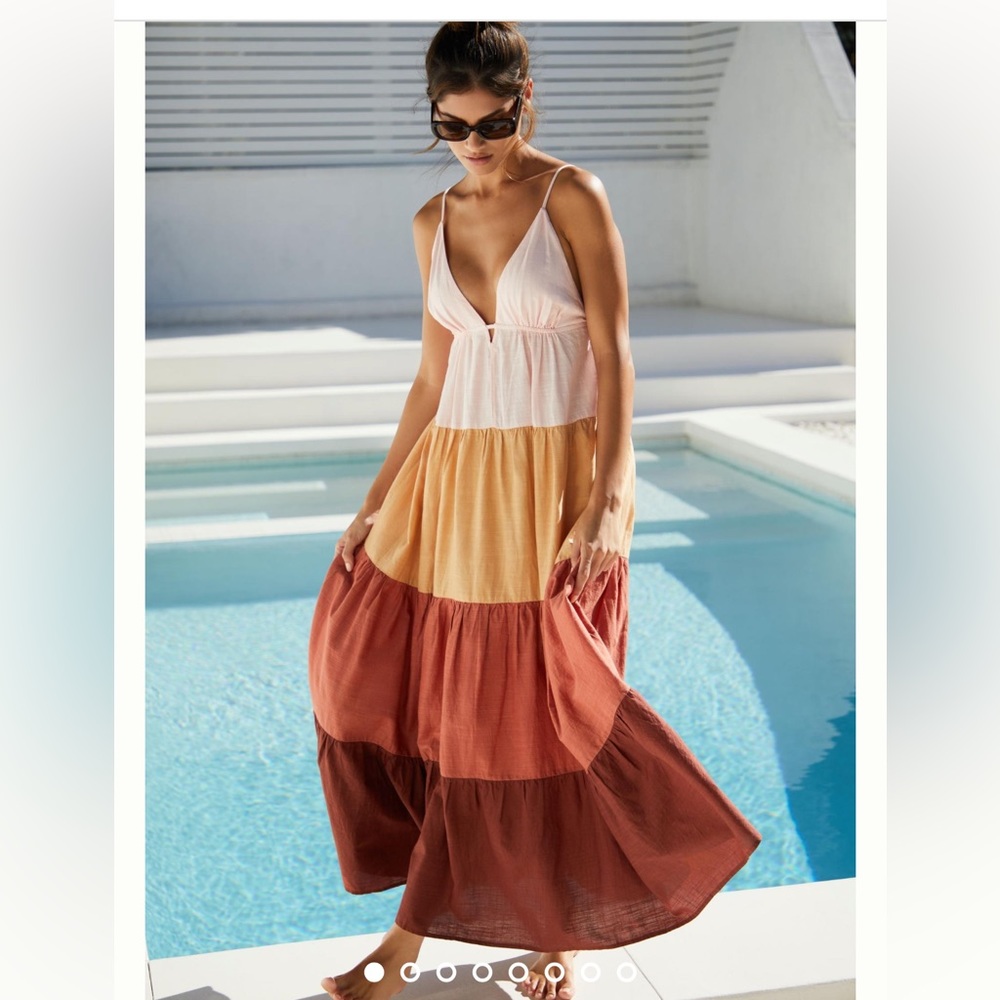 The Raya Colorblock Maxi DressBy Anthropologie